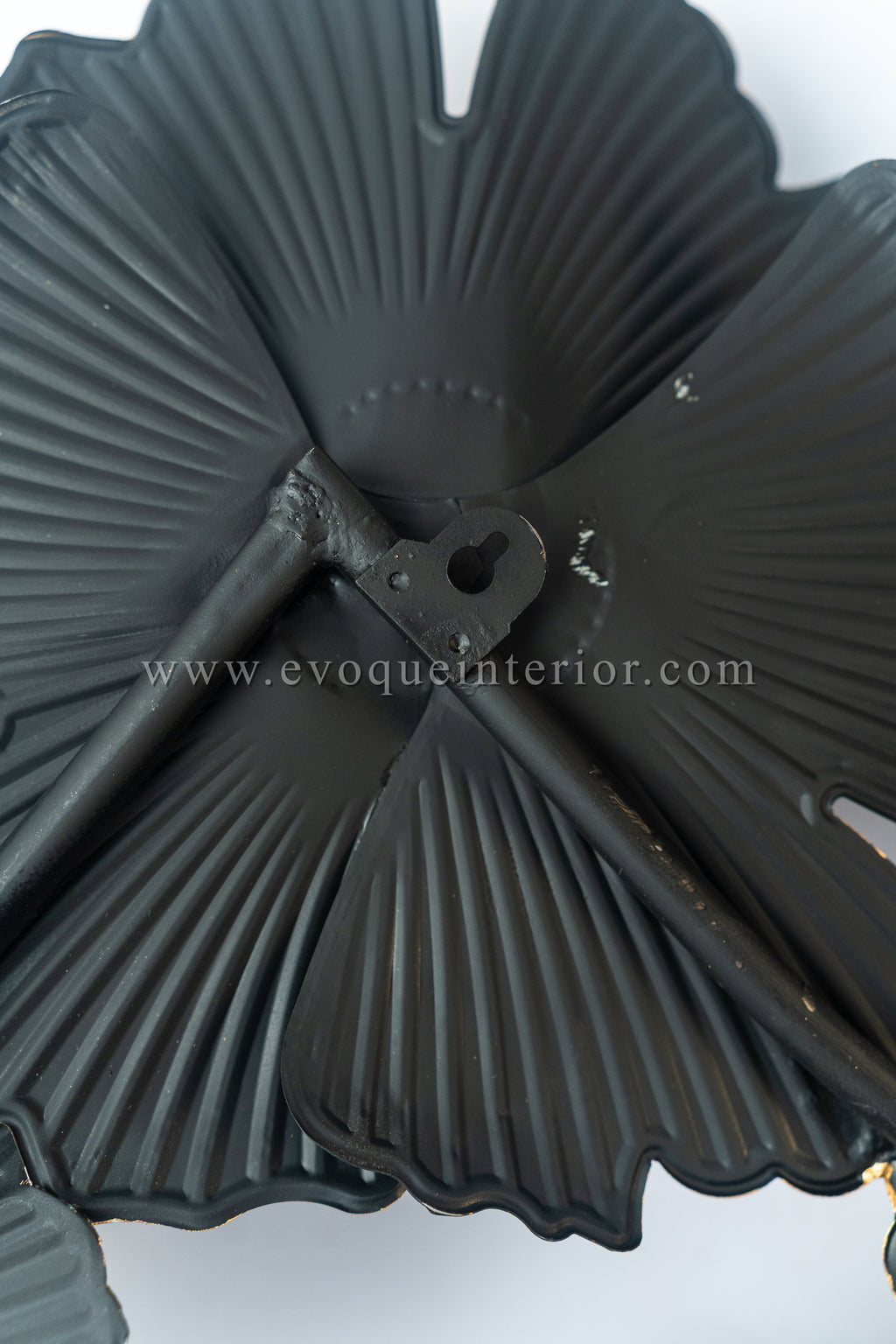 Black Floral Metal Wall Art-WA1