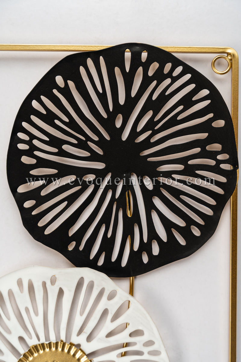 Premium Quality Metal Flower Frame – Decorative Wall Art-(F16)