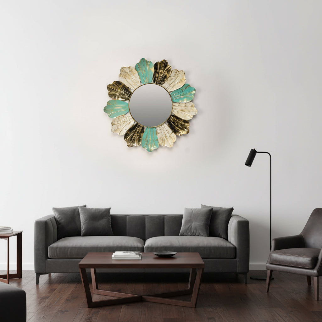Vintage Petal Wall Mirror Art-WM8