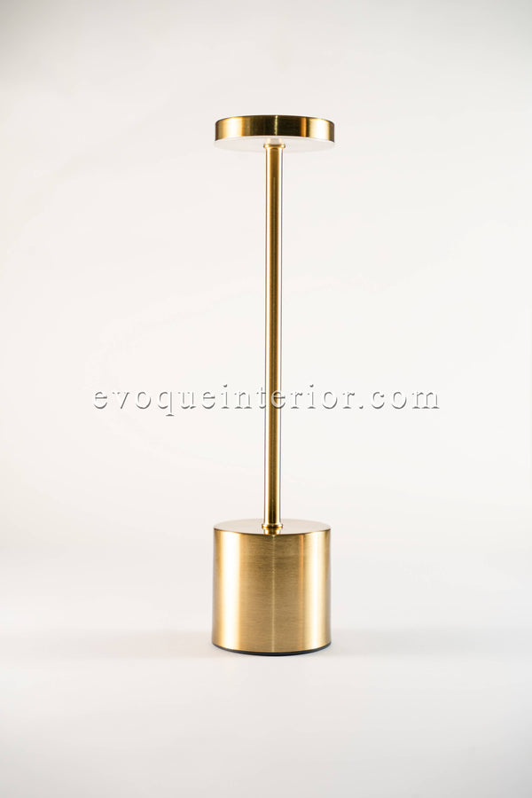 Rechargeable Touch Metal Table Lamp,3 Colours Creative Ambient Lights
