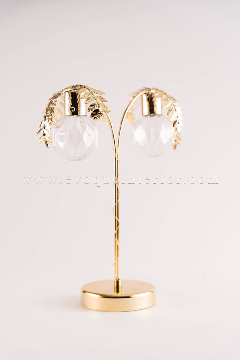 Golden Palm Crystal Table Accent-LP1