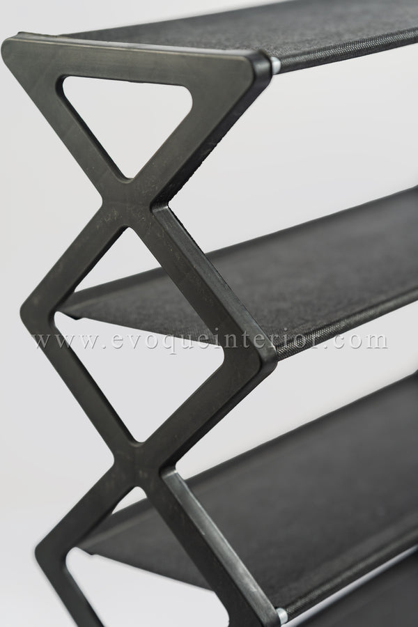 Multi-Tier Plastic Shoe Rack – Space-Saving & Durable Storage Solution-SR1