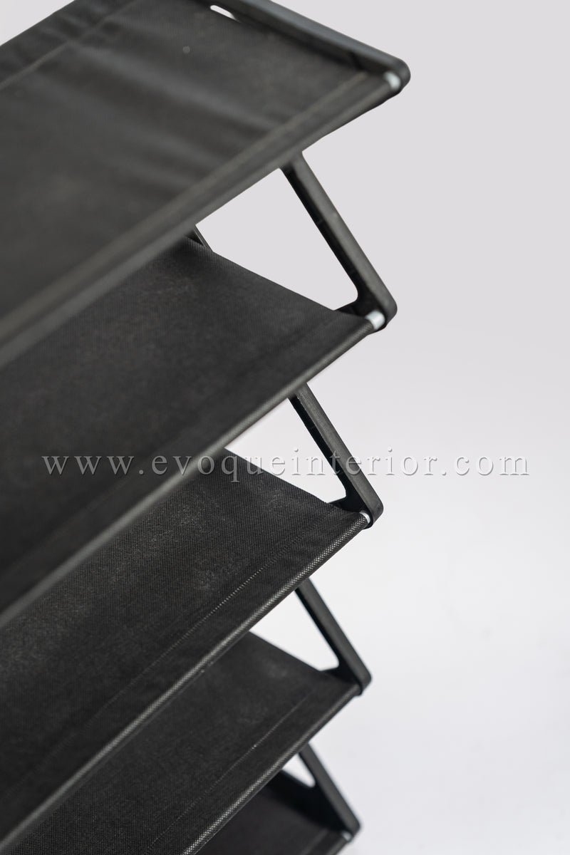 Multi-Tier Plastic Shoe Rack – Space-Saving & Durable Storage Solution-SR1