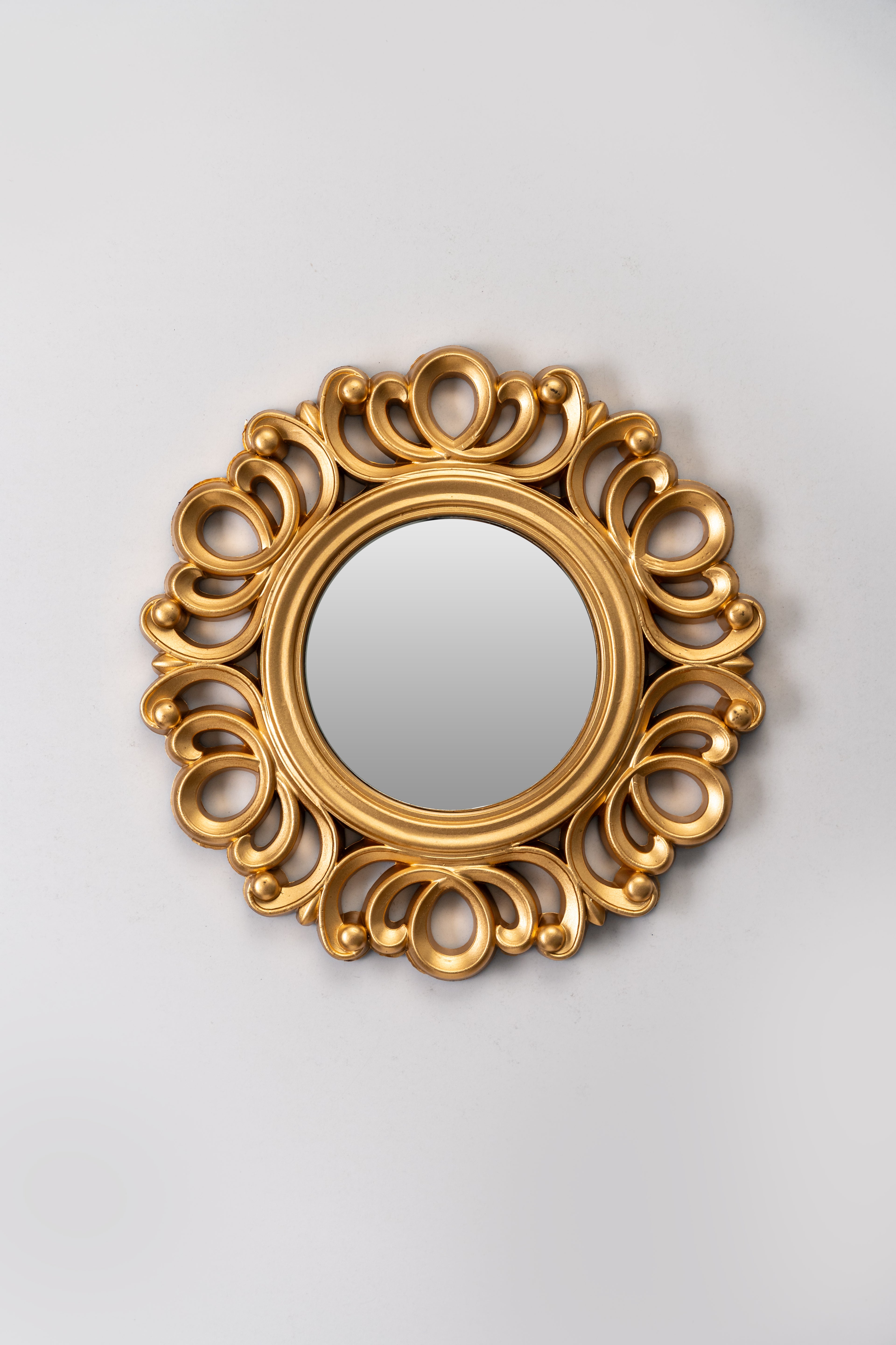3 Baroque Style Gold Wall Mirrors-WM4