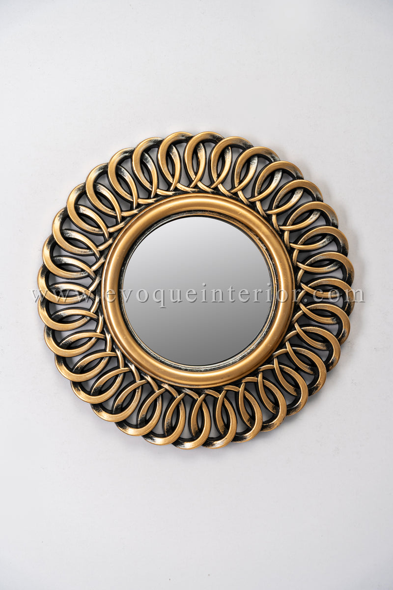 3 Ornate Copper Wall Mirrors