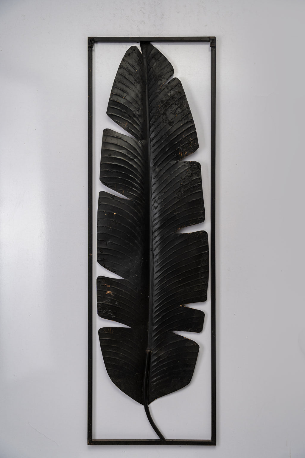 Metal Banana Leaf Wall Art Panel-WA4