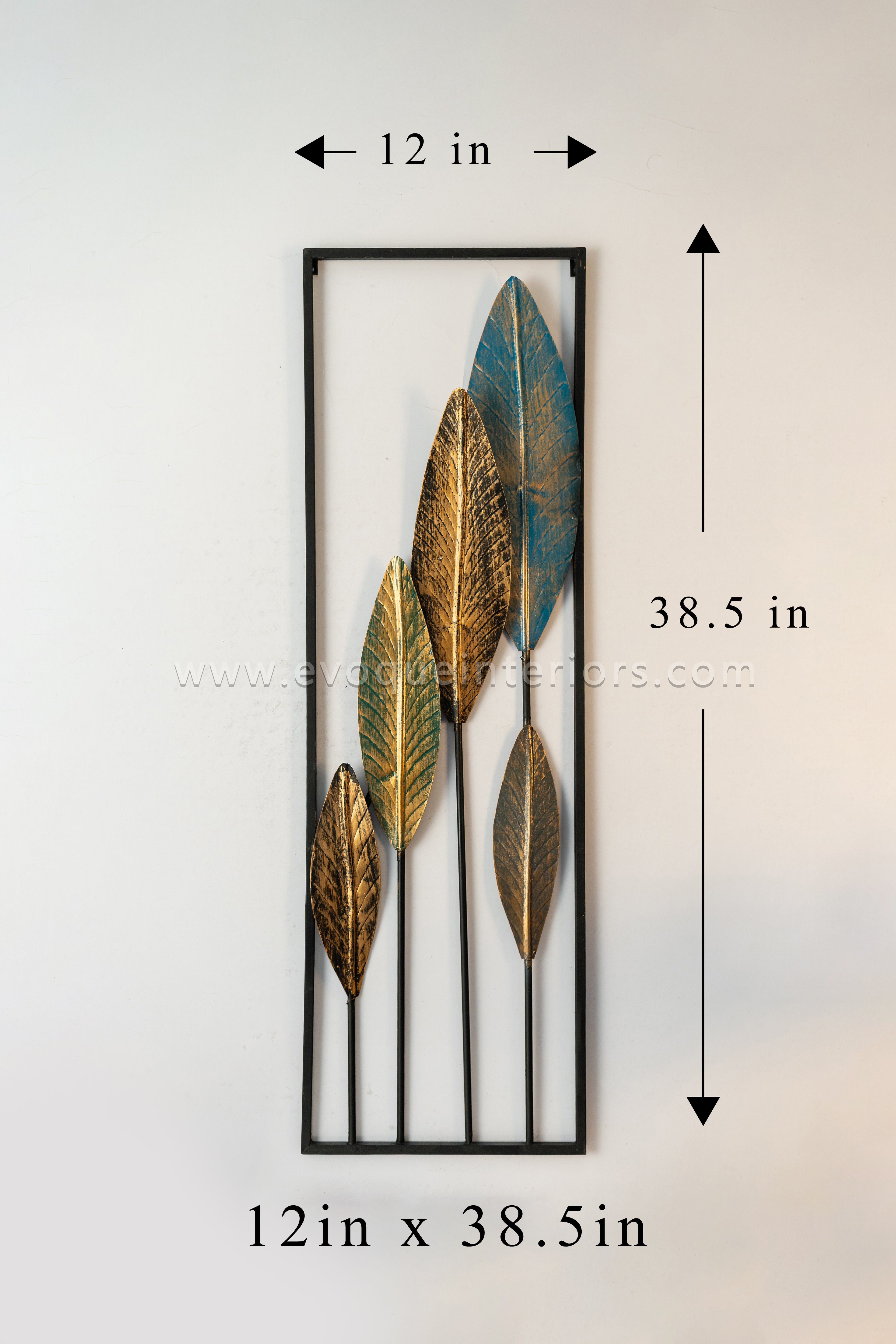 Multi-Tone Leaf Wall Art Panel-WA32