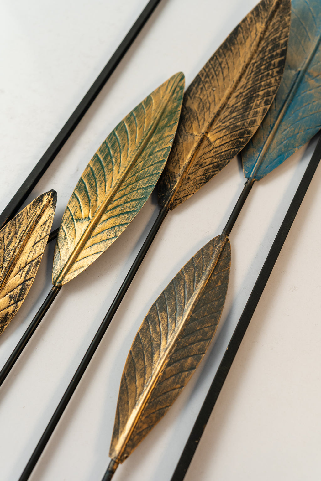 Multi-Tone Leaf Wall Art Panel-WA32