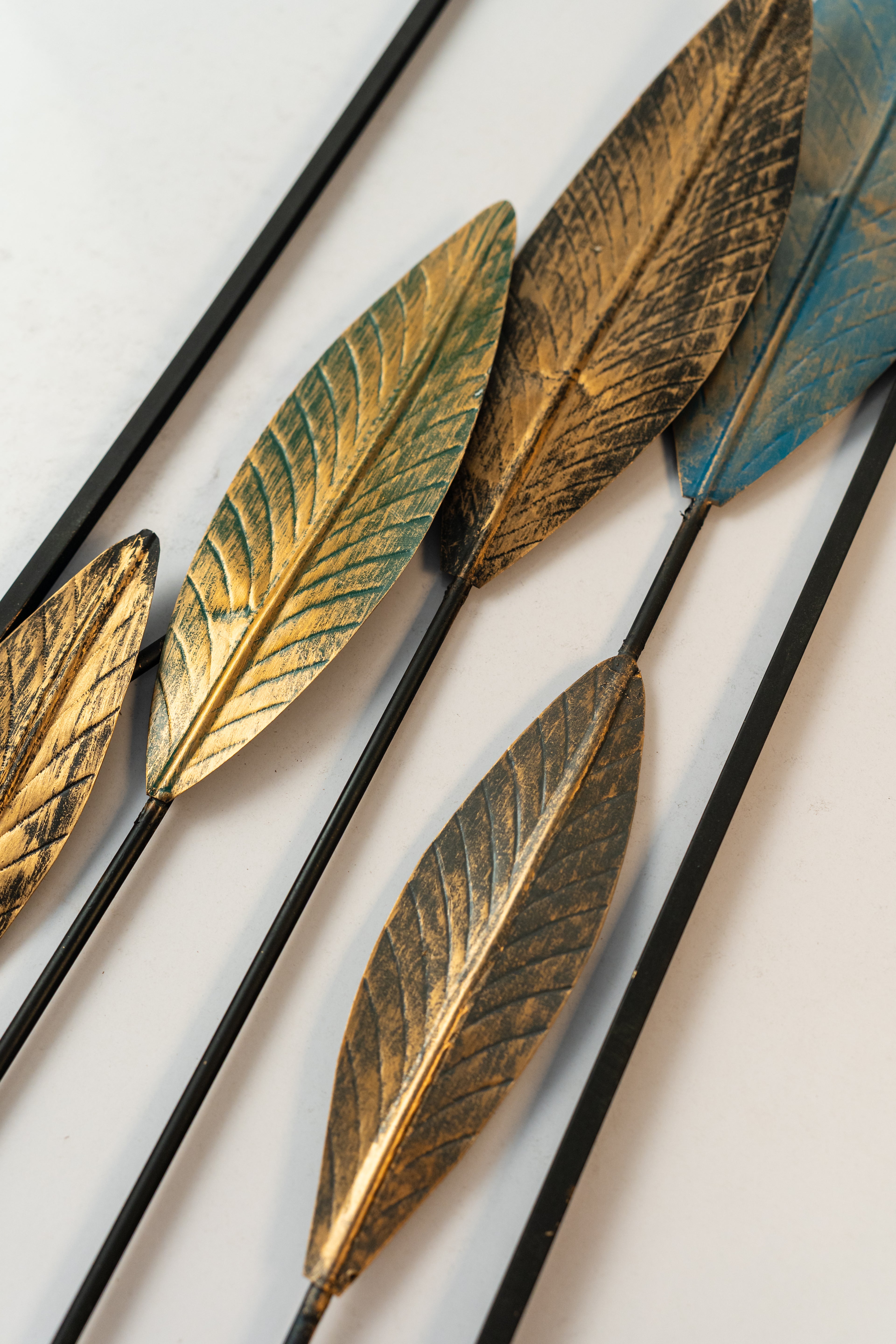 Multi-Tone Leaf Wall Art Panel-WA32