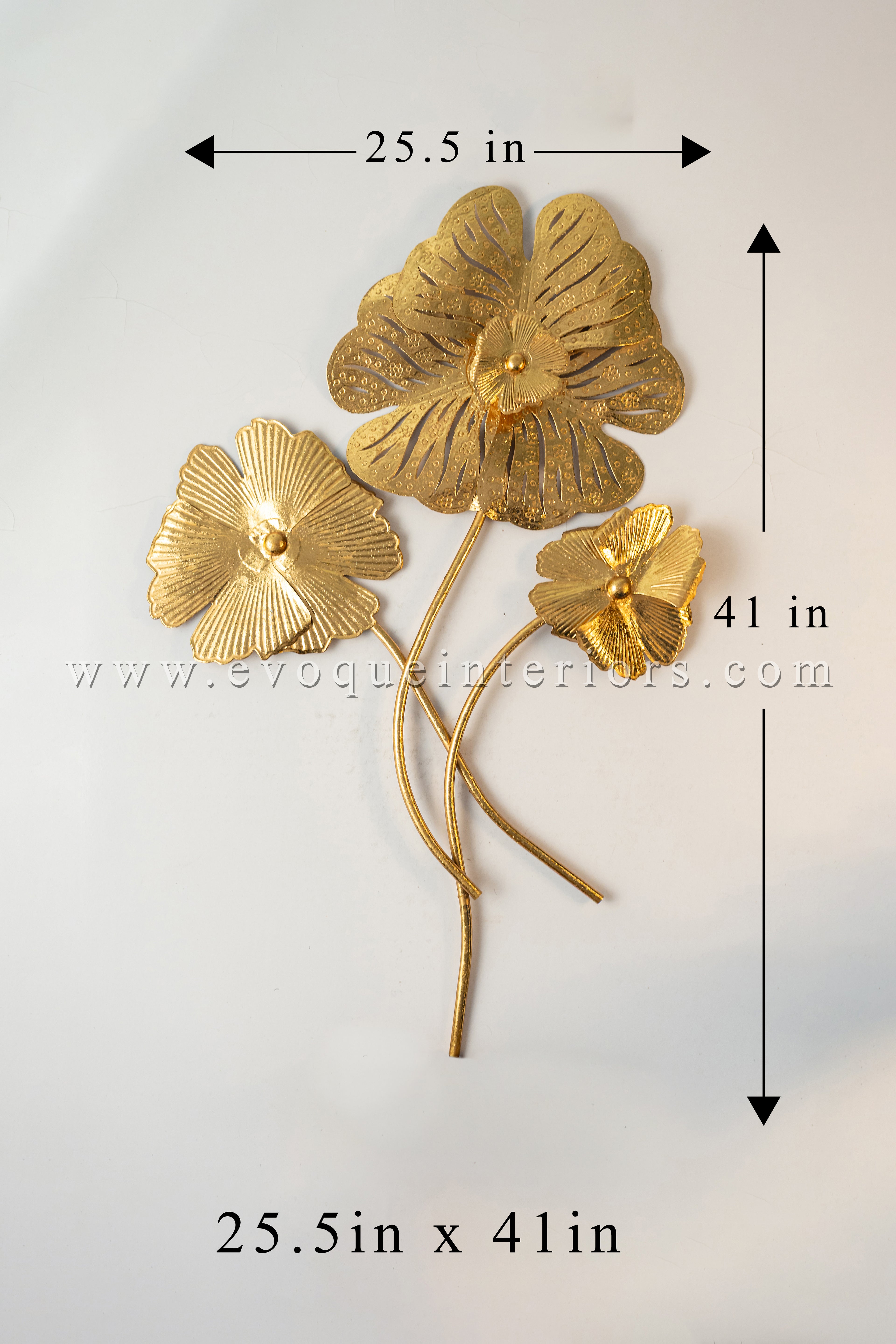 Elegant Gold Leaves wall art-WA39