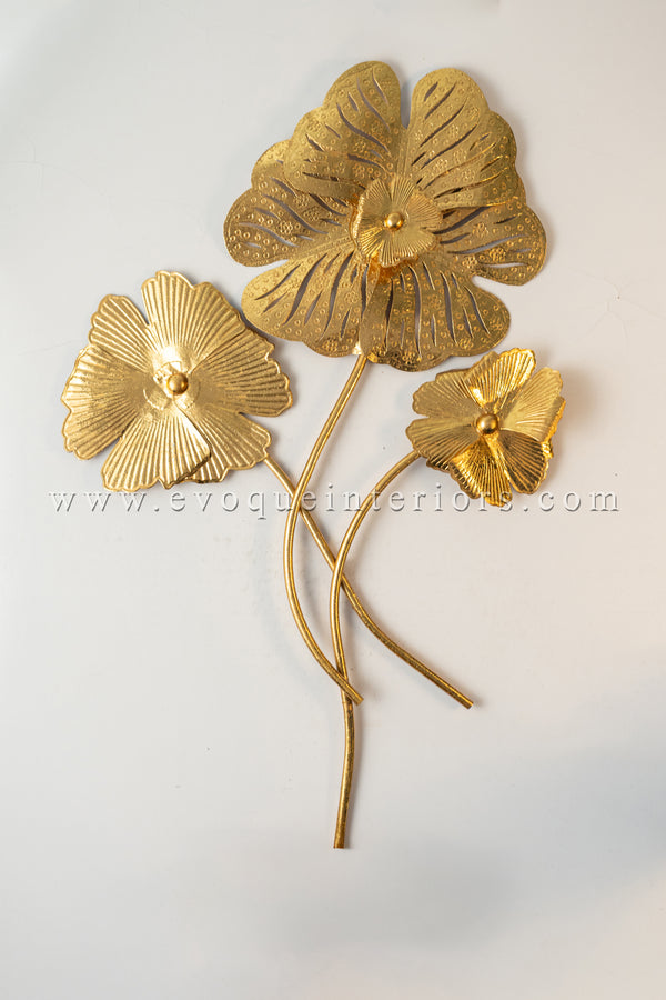 Elegant Gold Leaves wall art-WA39