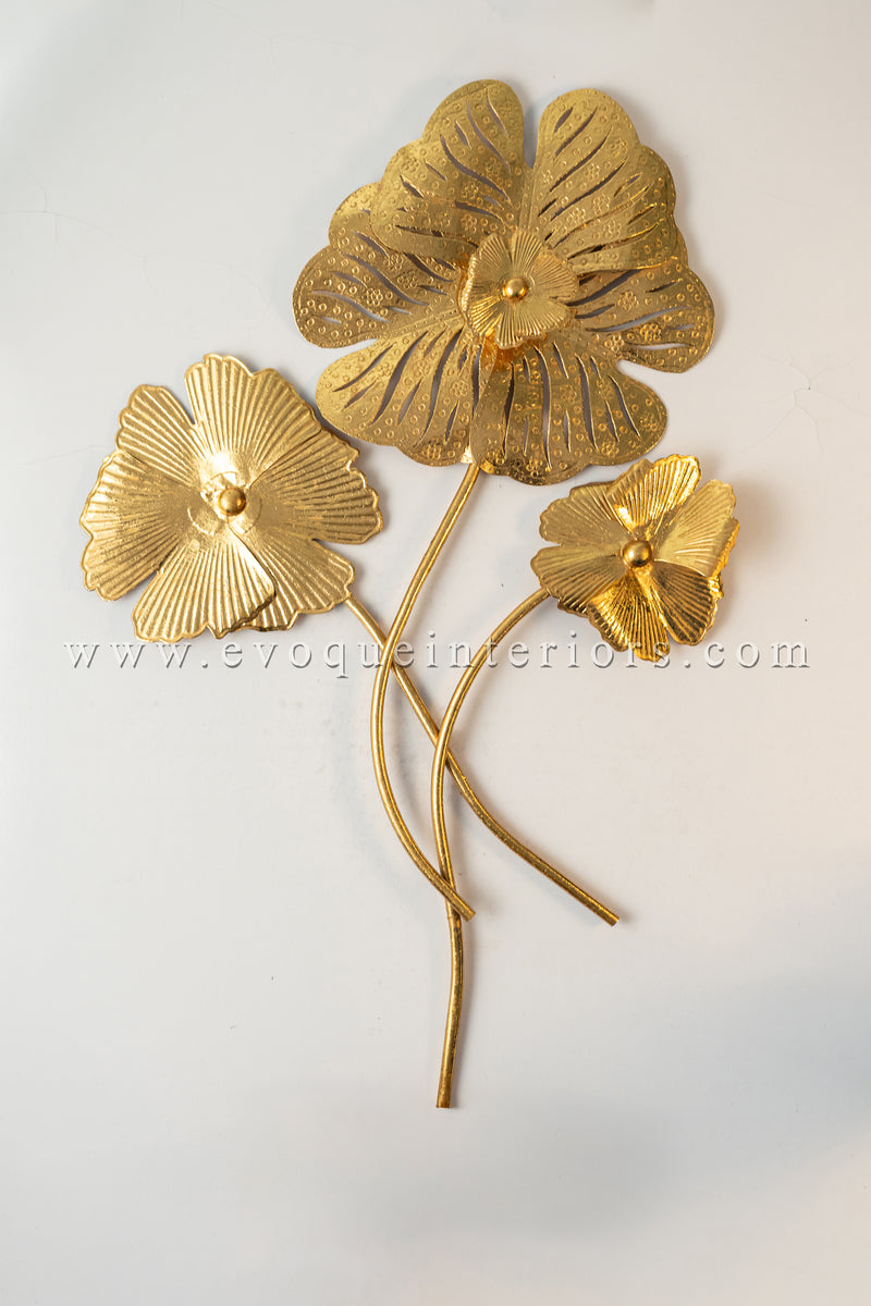 Elegant Gold Leaves wall art-WA39
