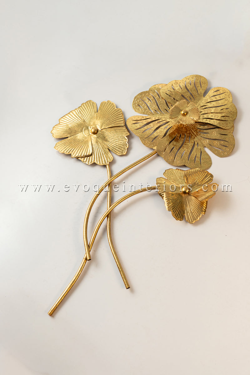 Elegant Gold Leaves wall art-WA39