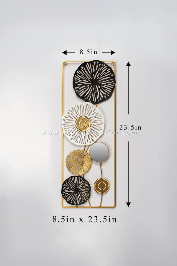 Premium Quality Metal Flower Frame – Decorative Wall Art-(F16)