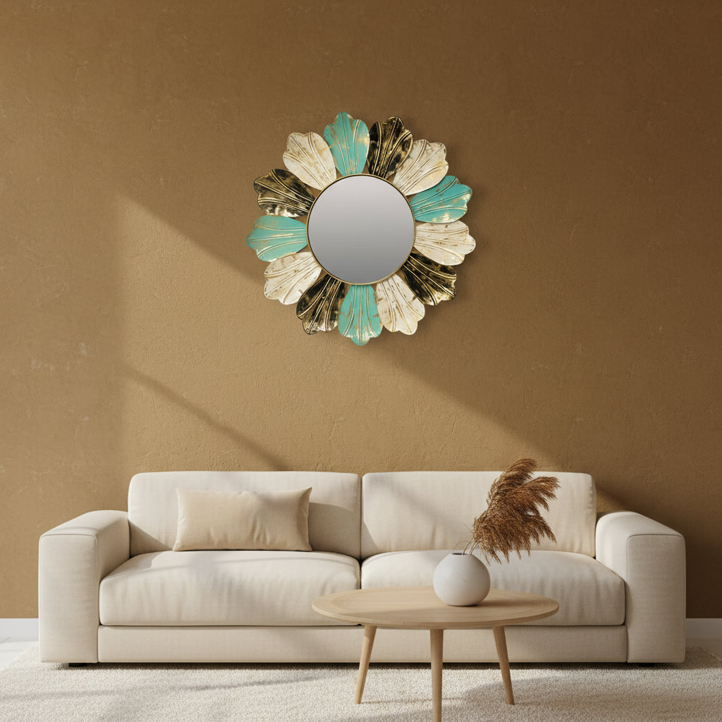 Vintage Petal Wall Mirror Art-WM8