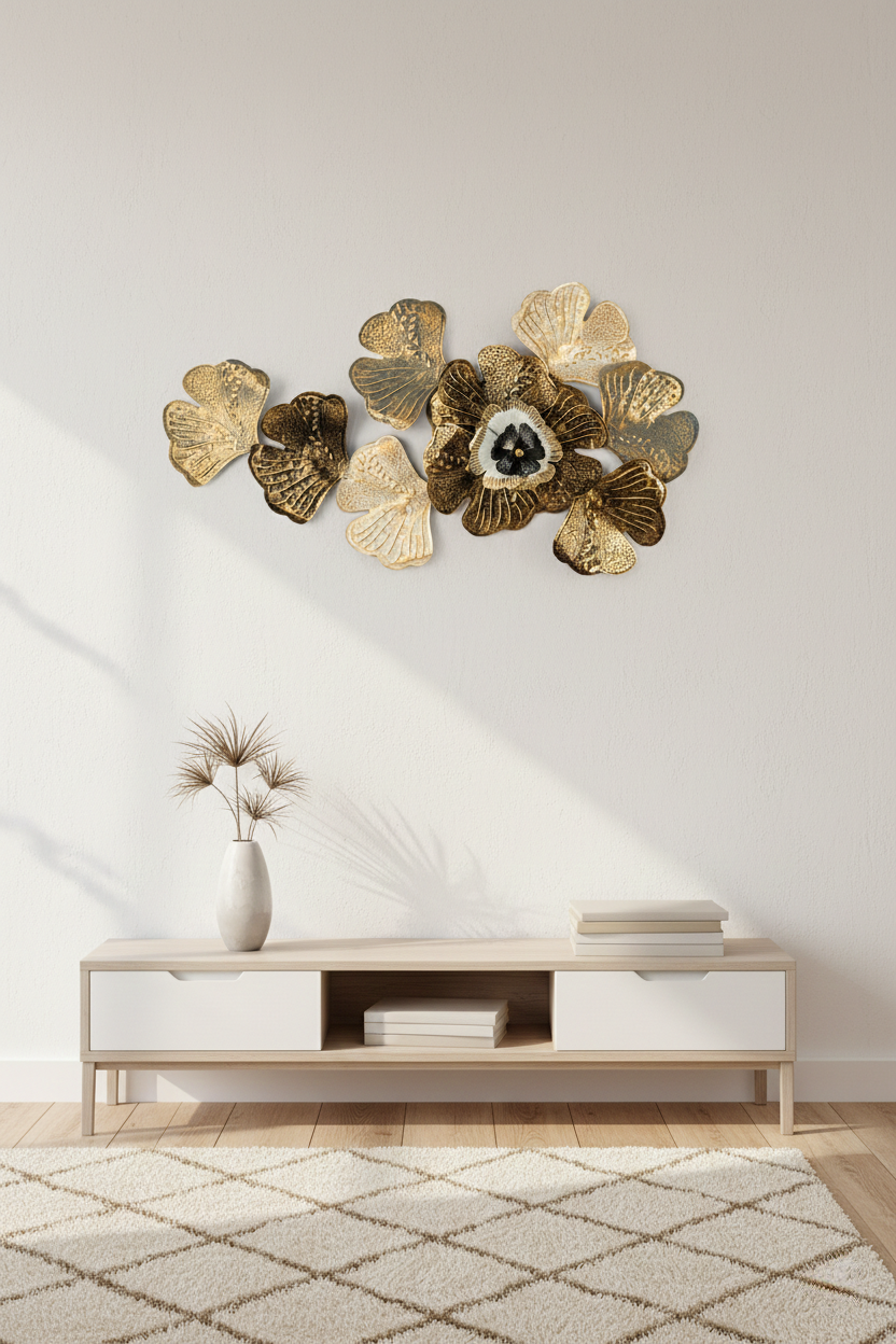 Eliora – Metal Floral Wall Art (47" x 26")-WA51