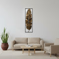 Metal Banana Leaf Wall Art Panel-WA4